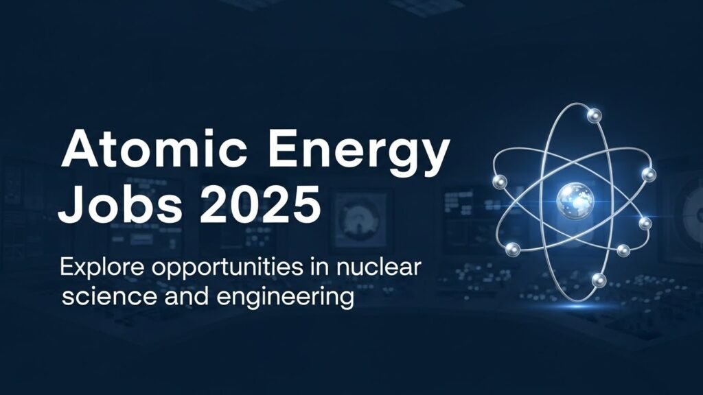 Atomic Energy Jobs