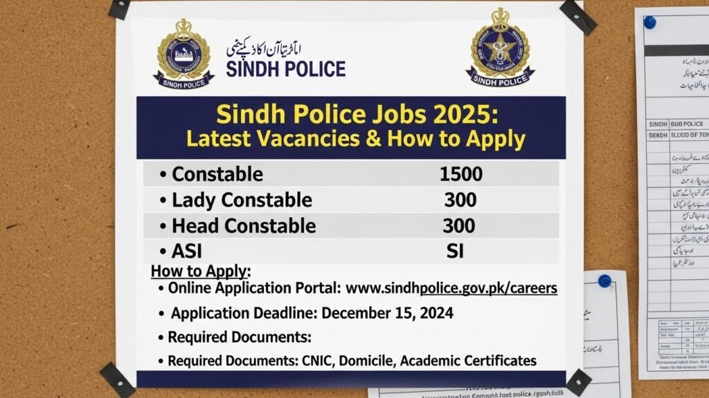 Sindh Police jobs